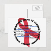 Briefkaart Slag bewustzijn en preventie (Voorkant / Achterkant)