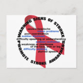 Briefkaart Slag bewustzijn en preventie (Voorkant)