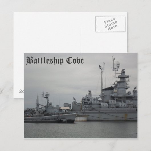 Briefkaart slagpijpcove (Voorkant / Achterkant)