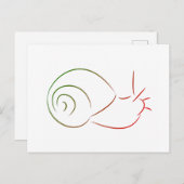 Briefkaart slak (Voorkant / Achterkant)