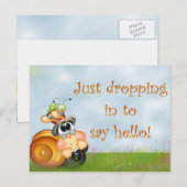 Briefkaart slak (Voorkant / Achterkant)