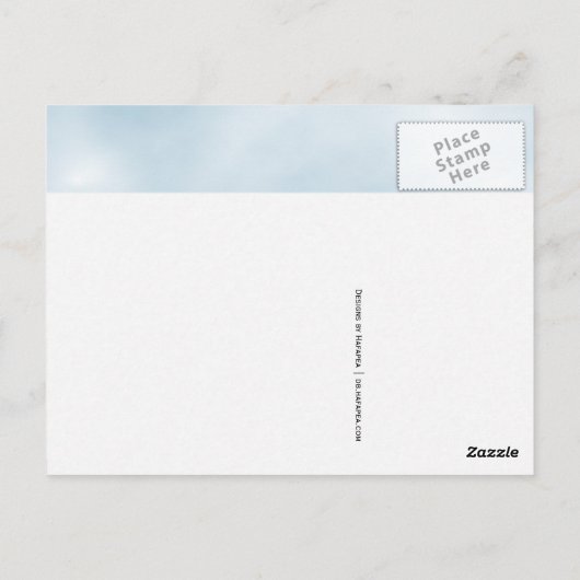 Briefkaart slak (Achterkant)