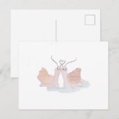 Briefkaart slak hart (Voorkant / Achterkant)