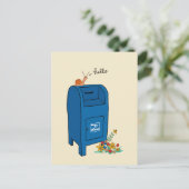 Briefkaart slak-mail (Staand voorkant)