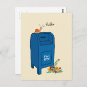 Briefkaart slak-mail (Voorkant / Achterkant)