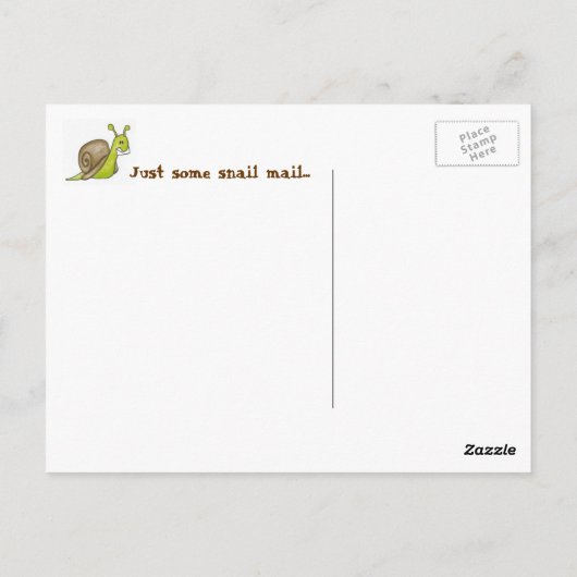 Briefkaart slak-mail (Achterkant)