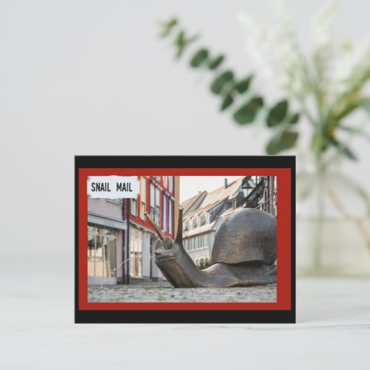 Briefkaart slak-mail (Staand voorkant)