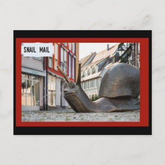Briefkaart slak-mail