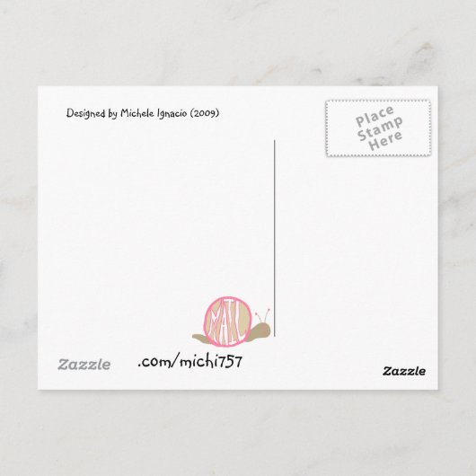 Briefkaart slak-mail (Achterkant)