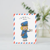 Briefkaart slak-mail (Staand voorkant)