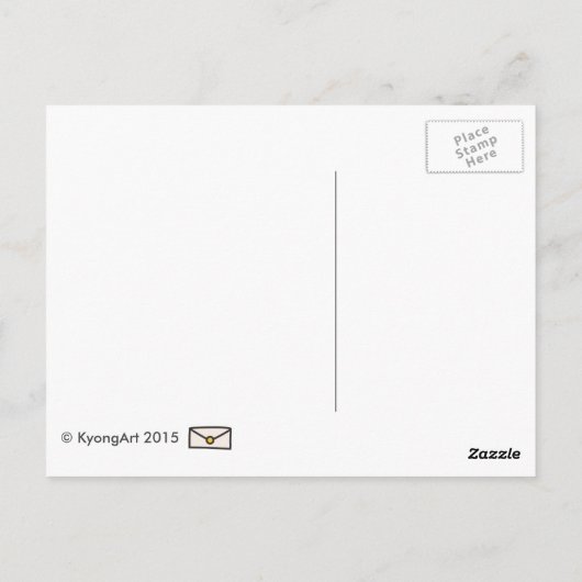 Briefkaart slak-mail (Achterkant)