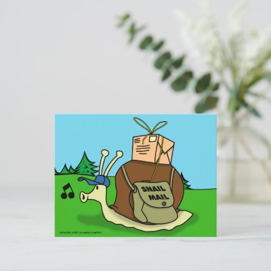 Briefkaart slak-mail (Staand voorkant)