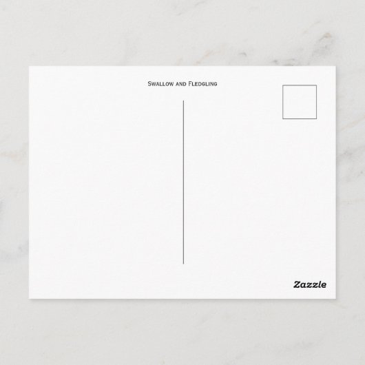 Briefkaart slikken en slepen (Achterkant)