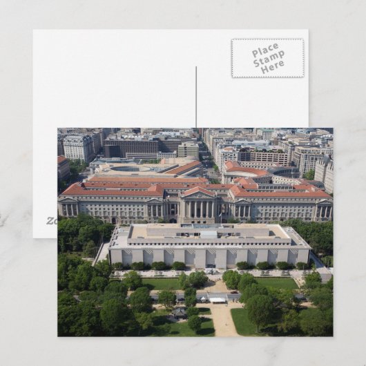 Briefkaart Smithsonian, Washington D.C. (Voorkant / Achterkant)