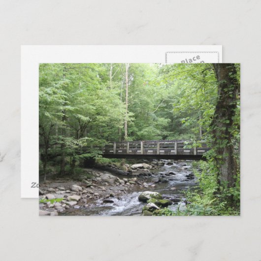 Briefkaart Smokey Mountain Creek (Voorkant / Achterkant)