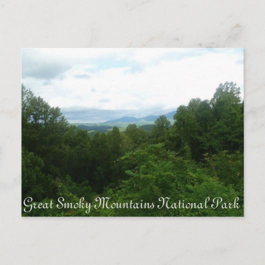 Briefkaart "Smoky Mountains" (Voorkant)