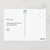 Briefkaart Sneeuwbergen (Achterkant)