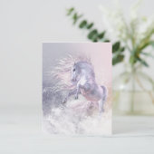 Briefkaart sneeuwghost (Staand voorkant)