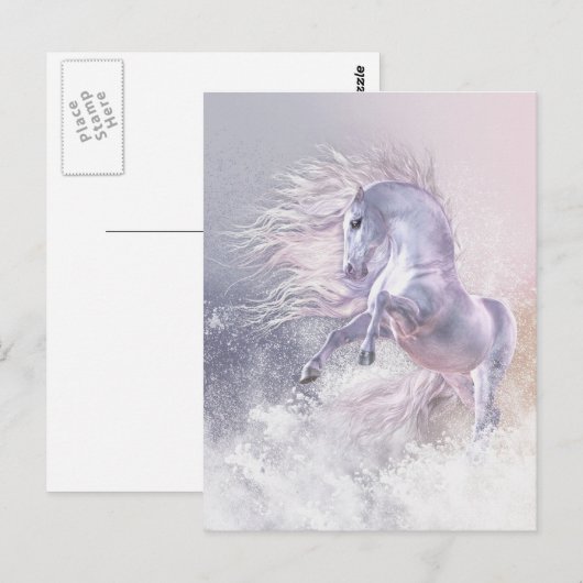 Briefkaart sneeuwghost (Voorkant / Achterkant)