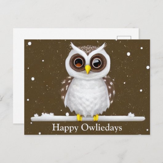 Briefkaart  sneeuwruimtes (Voorkant / Achterkant)