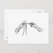 Briefkaart snijtanden  (Voorkant / Achterkant)