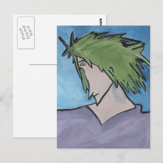 briefkaart "Snooze" (Voorkant / Achterkant)