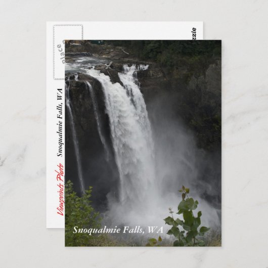 Briefkaart:  Snoqualmie-Herfsten, WA Briefkaart (Voorkant / Achterkant)