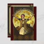 Briefkaart solstice Blessings (Voorkant / Achterkant)