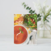 BRIEFKAART SOUP SALAD EN SANDWICH (Staand voorkant)