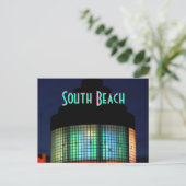 ~BRIEFKAART South Beach Art Deco~ Briefkaart (Staand voorkant)