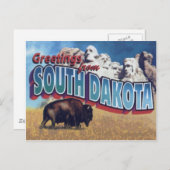 Briefkaart South Dakota (Voorkant / Achterkant)