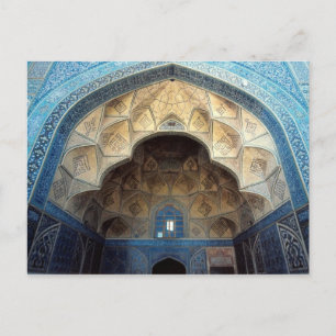 Briefkaart South iwan, Jameh Mosque, Isfahan, Iran