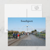 Briefkaart Southport Pier (Voorkant / Achterkant)