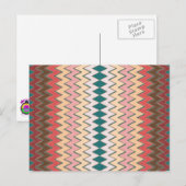 Briefkaart Southwest Chevron Zigzag (Voorkant / Achterkant)
