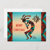 Briefkaart Southwest Kokopelli (Voorkant / Achterkant)