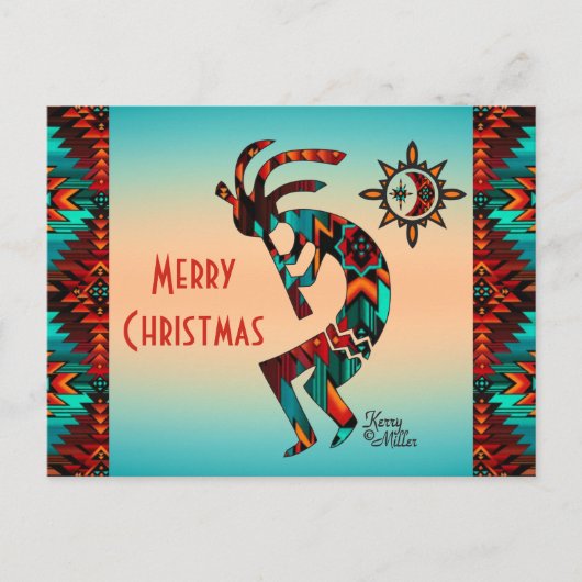 Briefkaart Southwest Kokopelli (Voorkant)