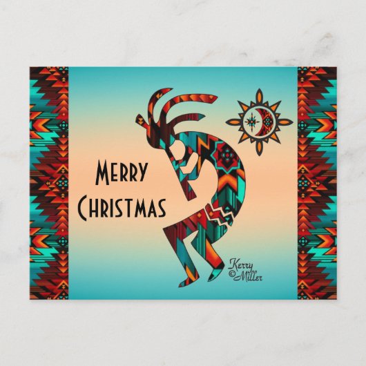 Briefkaart Southwest Kokopelli (Voorkant)