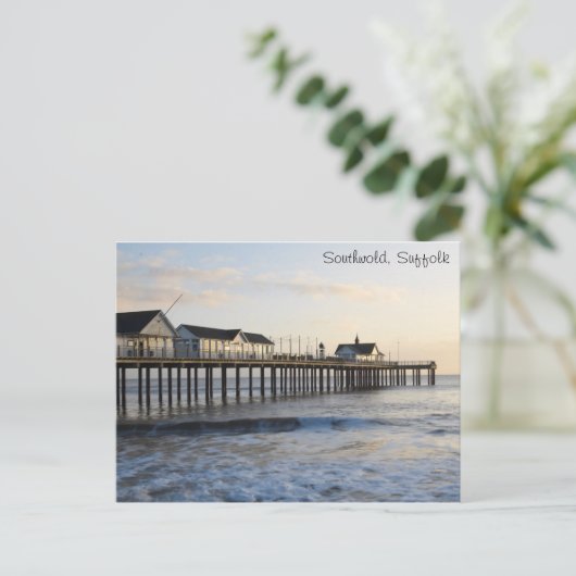 Briefkaart Southwold Pier (Staand voorkant)