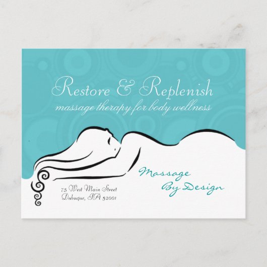Briefkaart Spa Blue Darla (Voorkant)