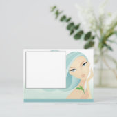 Briefkaart Spa Salon (Staand voorkant)