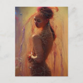 Briefkaart Spaghetti Clothing Model (Voorkant)