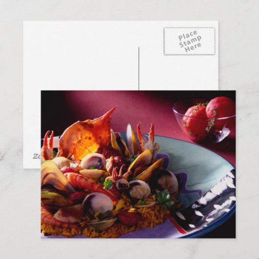 BRIEFKAART SPANISH PAELLA (Voorkant / Achterkant)