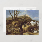 Briefkaart: Spanjaarden Stalken Konijnen in de Dui Briefkaart (Voorkant / Achterkant)