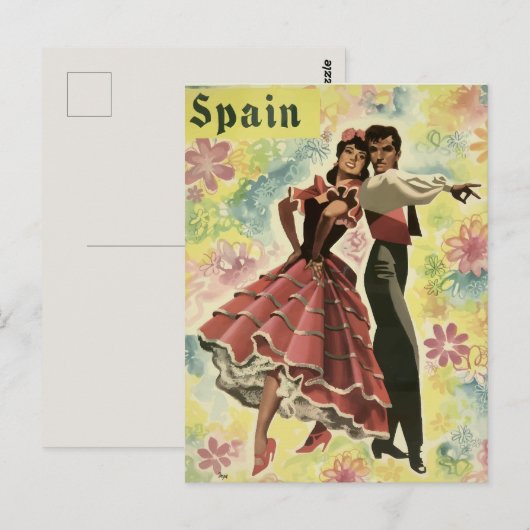 Briefkaart Spanje (Voorkant / Achterkant)