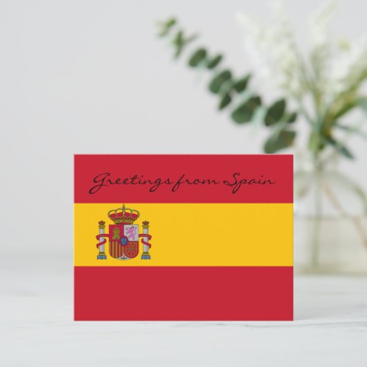Briefkaart Spanje (Staand voorkant)