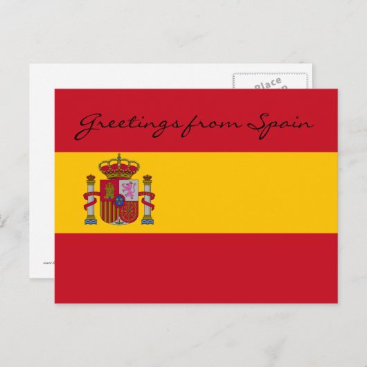 Briefkaart Spanje (Voorkant / Achterkant)