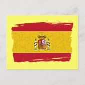 BRIEFKAART SPANJE VLAG (Voorkant)