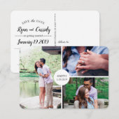  Briefkaart sparen de Datum (Voorkant / Achterkant)