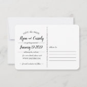  Briefkaart sparen de Datum (Achterkant)