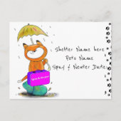 Briefkaart Spay & Neuter Cats Feline Shelters (Voorkant)